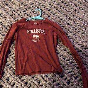 Hollister Lake Tahoe Red long sleeve